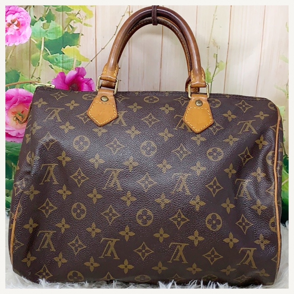Authentic Louis Vuitton Monogram Speedy 30